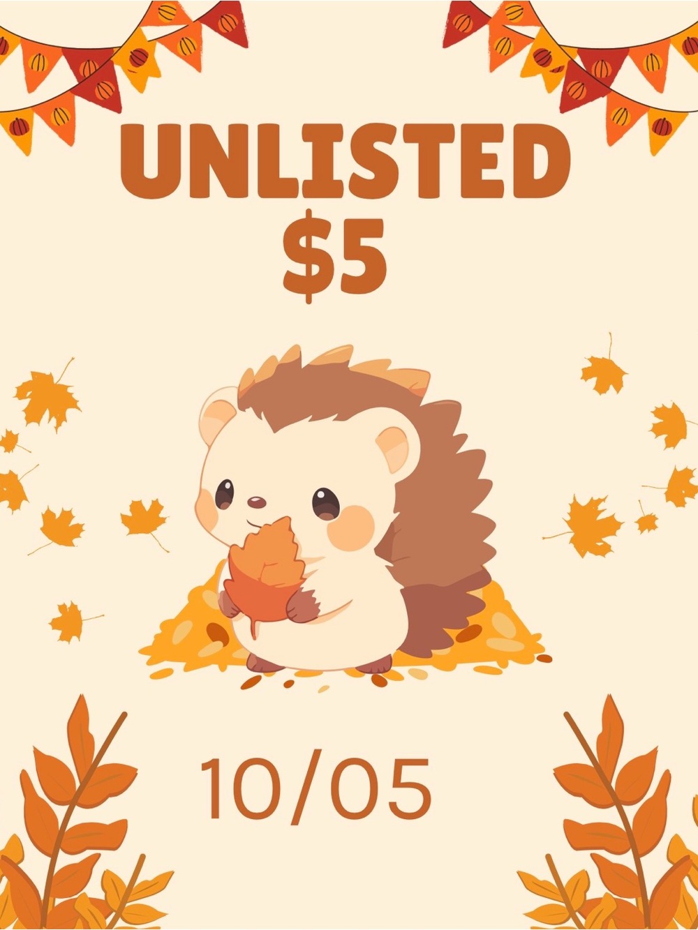 Unlisted $5 10/05